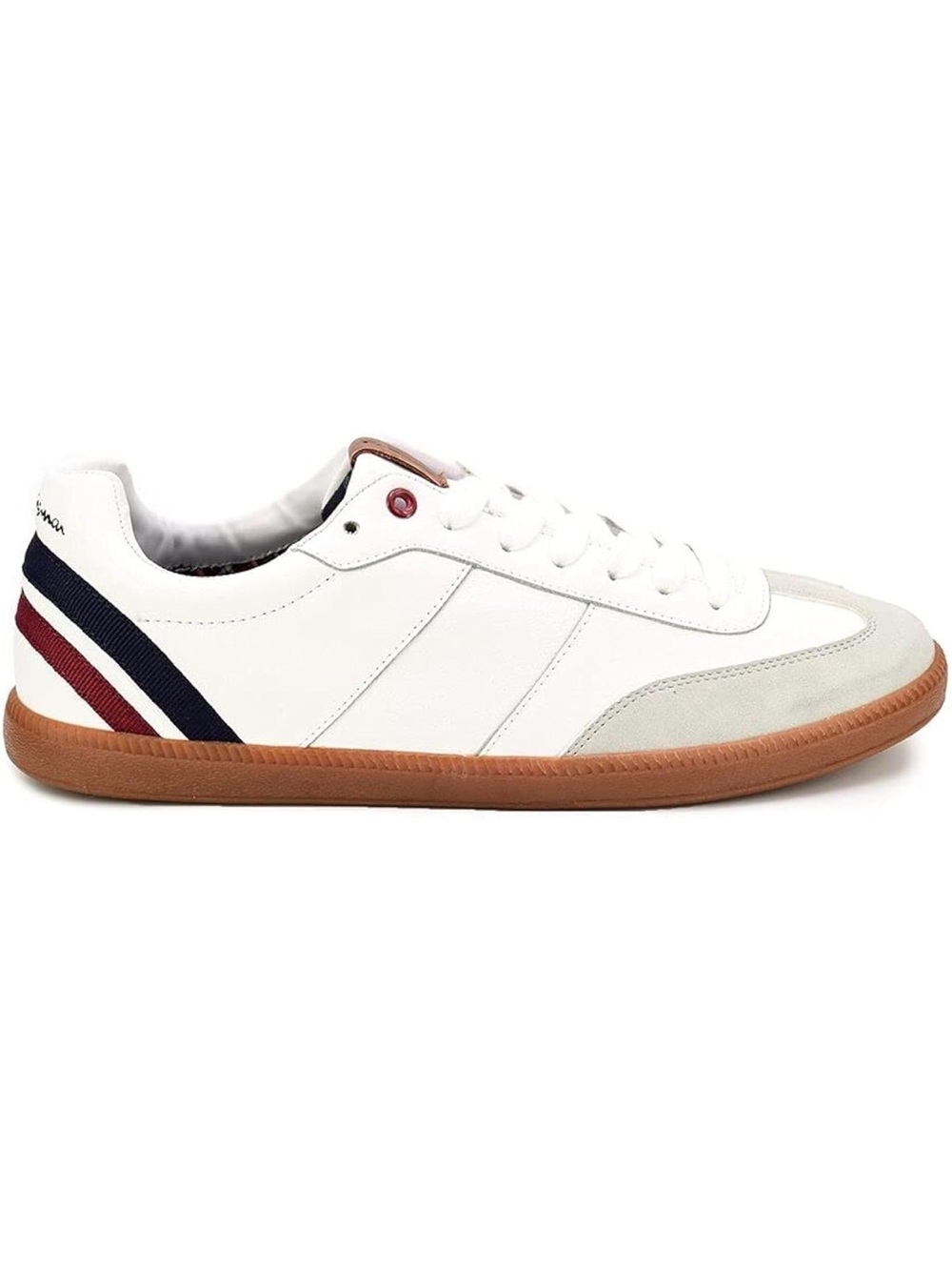 Brand NEW Ben Sherman Men's White Leather Sneakers size 12
